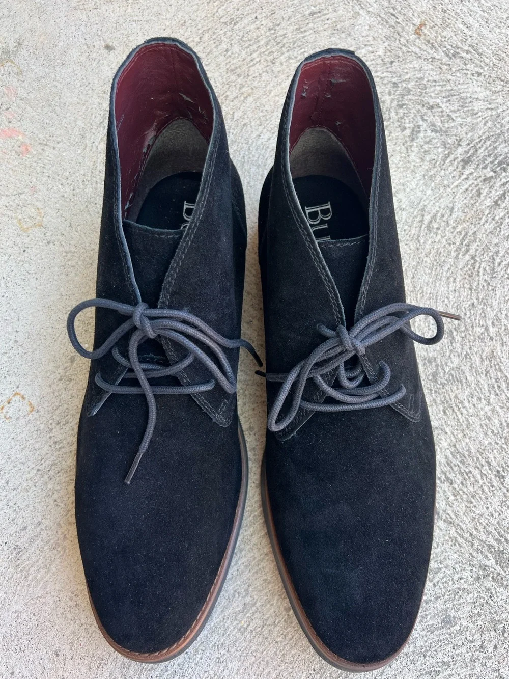 BUKS by Walk-Over Wallen Black Suede Chukka Boots Men’s 13M – Never Worn